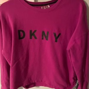 DKNY purple sweat shirt
